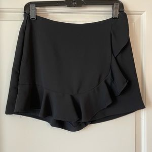 Black Amanda Uprichard skort. Size medium